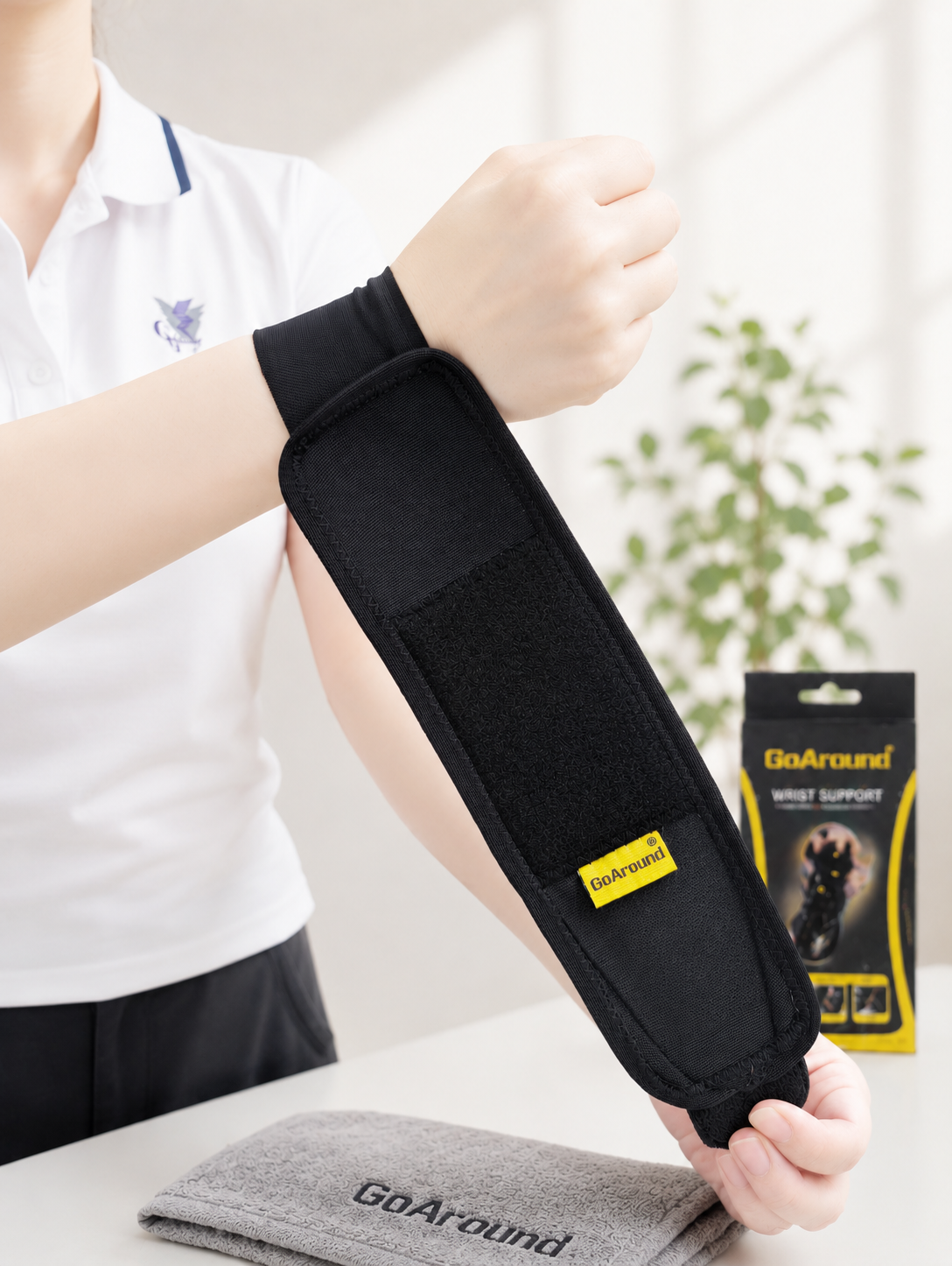 涼感型石墨烯護腕(一入)GoAround夠有勁護具